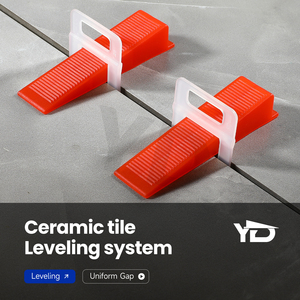 Système de nivellement de carreaux moderne en céramique et plastique, étanche et réglable, avec <span class=keywords><strong>cale</strong></span> de nivellement, clips et espaceurs pour carreaux de sol et de mur - Product Image 6