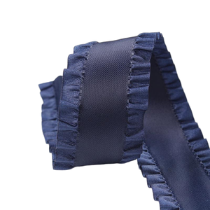 Nastro Grosgrain con Bordo Arricciato per Fiocchi per Capelli <span class=keywords><strong>e</strong></span> Artigianato, Fornitura all'Ingrosso in Tinta Unita per Fermagli per Capelli o Cappelli Decorati - Product Image 5