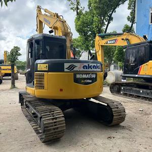 รถขุดโคมัตสึ PC138US 13 ตัน รุ่นปี 2019 พร้อมบุ้งกี๋ขนาด 0.53 เมตร หัวเจาะ หัวบด หัวตัด อะไหล่ฟันขุด เครื่องยนต์โคมัตสึ - Product Image 1