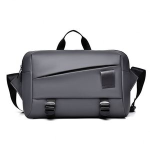 Sac banane unisexe personnalisé en nylon imperméable pour sports de plein air et course à pied avec fermeture éclair et motif ceinture - Product Image 2