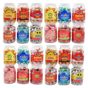 Caramelos al Por Mayor de Marca Propia Personalizada, Gomitas en Forma de Ojos, Dulces Suaves y Patrón de Pelota, Golosinas Halal Rellenas de Mermelada, Juguete de Dulce para Niños ODM - Product Image 2