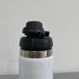 16oz 20oz Adult Kids <b>White</b> Blank Sublimation Double Walled Vacuum Stainless Steel <b>Water</b> <b>Bottle</b> With Strap Flip Top Lid for DIY - Product Image 4