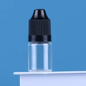 液体使用宠物精油塑料5毫升挤压瓶，带儿童安全帽