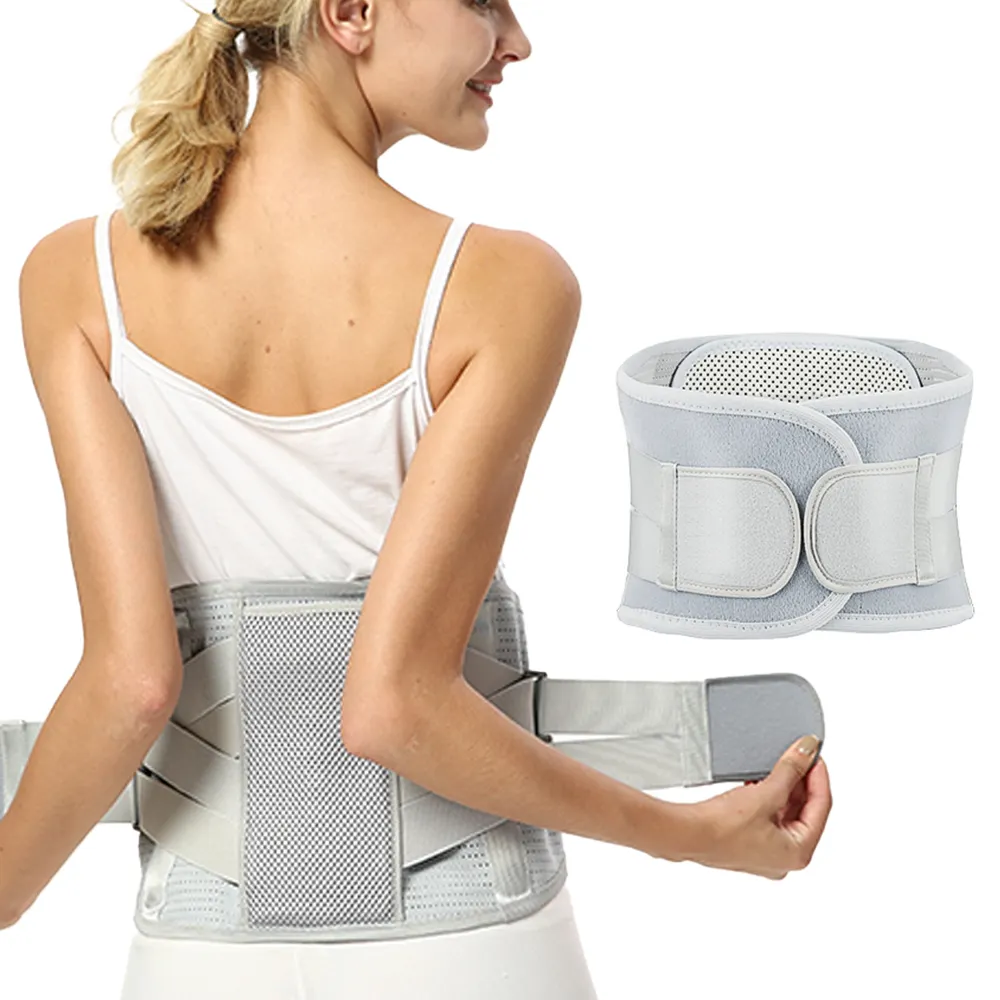 Cheap Price Breathable Lower Back Brace Waist Support Unisex Adjustable Straps Lumbar Support