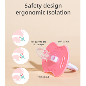 Animal dummies succhietto ciuccio Silicone Baby sleep bocca capezzolo ciuccio ciuccio con coperchio per neonato 0-12 m - Product Image 2