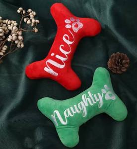 Accesorios para mascotas Doe, suministros para mascotas, suministros personalizados de alta calidad para mascotas, <span class=keywords><strong>Serie</strong></span> de Navidad, juguetes de dentición para masticar perros con nudos de peluche - Product Image 3