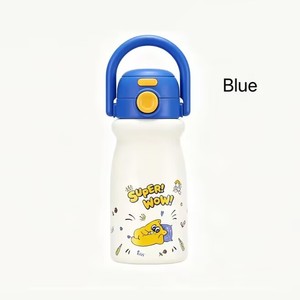 Botella de Agua Infantil a Prueba de Fugas <span class=keywords><strong>con</strong></span> Pajita, Libre de BPA, Vaso de Acero Inoxidable <span class=keywords><strong>con</strong></span> Diseño de Dibujos Animados para Viajes al Aire Libre - Product Image 6