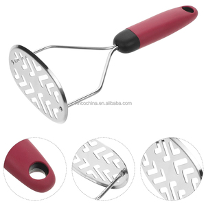 Herramienta trituradora manual de patatas para puré de alimentos sin esfuerzo para frutas y verduras de aguacate Agarre ergonómico - Product Image 4