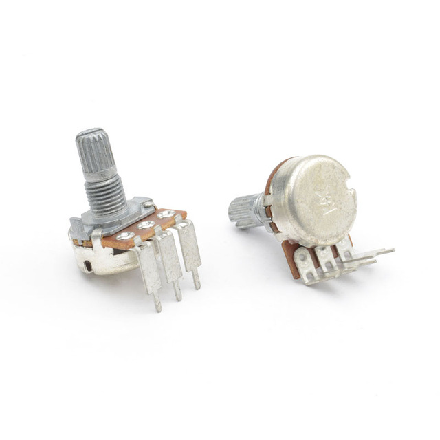 B 10K 20K 50K 100K 500K Rotary Potentiometer WH148 3 Pin Potentiometer