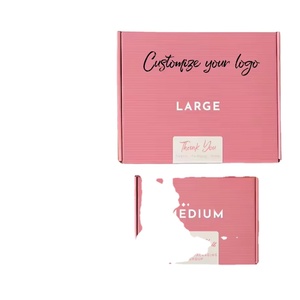 Boîte <span class=keywords><strong>cadeau</strong></span> en <span class=keywords><strong>papier</strong></span> pour emballage de perruque cosmétique en carton ondulé rose avec logo personnalisé Pulida 2025 - Product Image 1