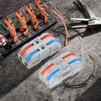 Bloc de distribution d'alimentation automobile à connexion rapide, 1 entrée 1 sortie, connecteur de câblage enfichable 250V 600A