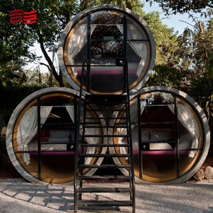 Los tubos de cemento transformados en cabañas independientes son experiencias únicas instalaciones de alojamiento de arte público - Product Image 6