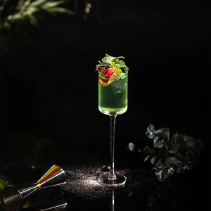 卸売手作りカクテルシャンパンカップクリエイティブカクテルグラスストレートグラスワインゴブレット - Product Image 2