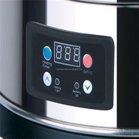 Urne de chaudière d'eau d'acier inoxydable de restauration commerciale bouilloire électrique pour des chaudières d'eau chaude de Type de charge inférieure d'utilisation d'hôtel de ménage