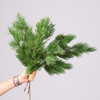 Plantes vertes artificielles, aménagement paysager, branches de pin, aiguilles de pin, décoration de mariage, décoration intérieure et extérieure, accessoires de photographie, fleurs