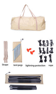 Abri de Camping en plein air respirant ultraléger, canopée pour 2 à 4 personnes, étanche, <span class=keywords><strong>tente</strong></span> de randonnée Ripstop, 2020 - Product Image 6