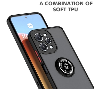 <span class=keywords><strong>Cover</strong></span> Posteriore Antiurto Opaca in PC e TPU con Supporto per Telefono Xiaomi Redmi 12 4G Note12 <span class=keywords><strong>Pro</strong></span> - Product Image 4