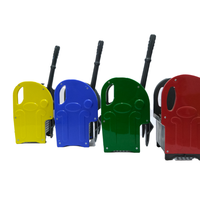 Chariot de nettoyage industriel CYP 3326 extra robuste en plastique avec poignée métallique et presse-essoreuse professionnelle pour hôtel