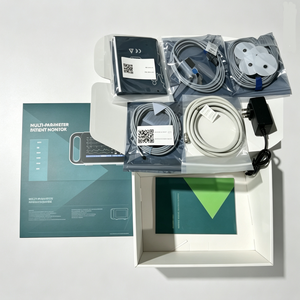 Moniteur patient multiparamètres ECG BP 7 pouces, étanche, avec surveillance des signes vitaux, EtCO2, IBP, pour ambulance et radiographie dentaire - Product Image 4