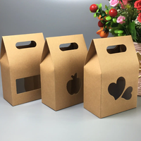 Boîte d'emballage pour bonbons et chocolats à pois pour mariage, en carton kraft avec ruban, impression offset pour cadeaux et célébrations