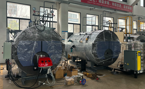 Chaudière à vapeur horizontale à tubes de feu WNS automatique de 3t/h à basse pression pour usage industriel, alimentée au <span class=keywords><strong>gaz</strong></span> naturel – Nouveauté - Product Image 2