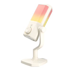 Microphone de jeu RGB pour PC de bureau, micro à condensateur USB, 4 modes d'éclairage, volume réglable et bouton de silence pour Discord Twitch <span class=keywords><strong>Youtube</strong></span> - Product Image 3