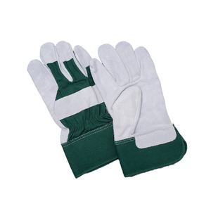 Gants de travail de sécurité en cuir de porc grainé, personnalisables, vente en gros directe usine, pour l'hiver, avec manchette caoutchoutée - Product Image 3