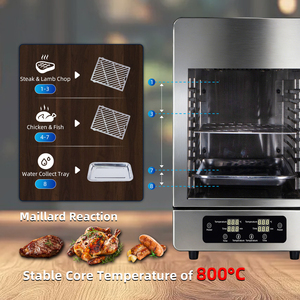 Four à pizza multifonctionnel JingXin pour comptoir, avec cuisson à deux zones, idéal pour les réunions de week-end agréables - Product Image 6
