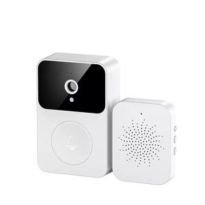 TUYA <span class=keywords><strong>Sonnette</strong></span> vocale bidirectionnelle personnalisée Offre Spéciale avec caméra et moniteur, interphone vocal variable vidéo WiFi <span class=keywords><strong>sans</strong></span> <span class=keywords><strong>fil</strong></span> - Product Image 1