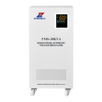 Stabilisateur de tension monophasé pour servomoteur 15KVA 20KVA 30KVA 220V AVR automatique entièrement en cuivre pour atelier, magasin, petite entreprise