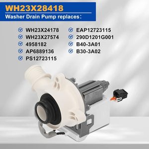 Bomba de Desagüe WH23X28418 290D1201G003 WH23X24178 Compatible con Lavadoras G-E <span class=keywords><strong>Hotpoint</strong></span>, Reemplaza a 290D1201G001 (Venta al Por Mayor) - Product Image 5