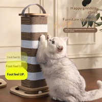 Griffoir pour chat en carton ondulé, résistant à l'usure et aux rayures, épaissi, sans copeaux, forme lanterne, remplacement universel