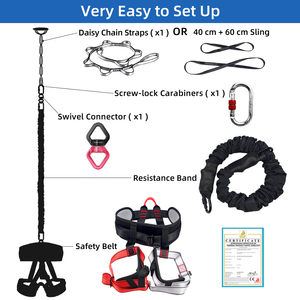 Dây <span class=keywords><strong>Bungee</strong></span> Nhảy Tập Luyện Cho Huấn Luyện Viên Treo Bài Tập <span class=keywords><strong>Bungee</strong></span> Dance Fitness - Product Image 5