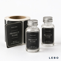 Étiquettes autocollantes personnalisées de luxe, écologiques, durables, pour flacons de peptides de 3 ml et 5 ml, autocollants brillants imperméables avec logo