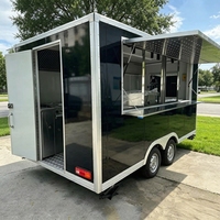 Remorques et camions de restauration mobiles pour cuisines à service complet aux États-Unis, vente de beignets, hot-dogs, pizzas et glaces, spécialisés dans la vente de snacks