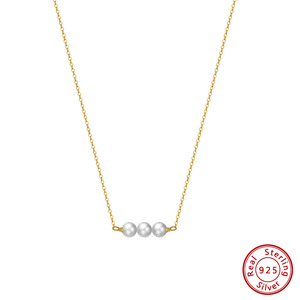 <span class=keywords><strong>Collar</strong></span> <span class=keywords><strong>de</strong></span> <span class=keywords><strong>Perlas</strong></span> <span class=keywords><strong>de</strong></span> Agua Dulce <span class=keywords><strong>de</strong></span> Grado AAA con Cadena en O, Chapado en Oro y Rodio sobre Plata <span class=keywords><strong>de</strong></span> Ley 925, Diseño Minimalista y Elegante, Venta al Por Mayor <span class=keywords><strong>de</strong></span> Fábrica - Product Image 6