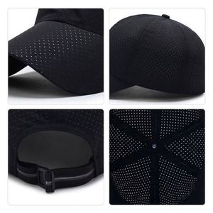 Casquette de baseball personnalisée pour hommes et femmes, séchage rapide, logo personnalisé, maille respirante, couleur unie, casquette snapback, casquettes de sport - Product Image 5