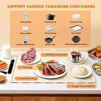 Alfombrilla Calentadora de Alimentos de Silicona Personalizada OEM, Bandeja Calefactora Eléctrica de 90x38cm con 7 Ajustes de Temperatura, Venta al por Mayor, Marca Privada, Libre de BPA, Directo de Fábrica