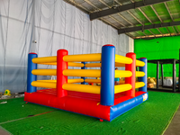 EJIA EJIA-008 Ring de boxe gonflable portable pour l'arrière-cour, la lutte, les fêtes foraines, la location, utilisation en arène, imperméable et pliable