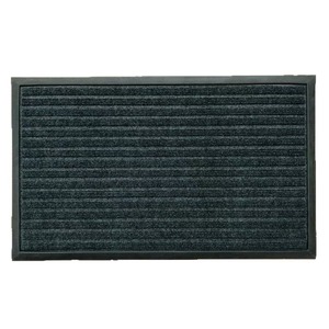 Tapis de porte 3D en TPE à bords surélevés, en caoutchouc rayé antidérapant, pour usage domestique, style moderne, épaisseur moyenne - Product Image 5