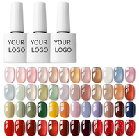 Vernis à ongles en gel UV LED, à haute pigmentation, application lisse, fini brillant longue durée, pour nail art et manucure