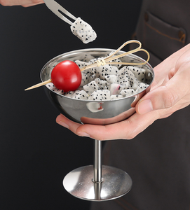 Coppette per Gelato in Acciaio Inox all'Ingrosso, Tazze Personalizzate con Logo in Argento, Oro e Oro Rosa, Ciotole per Snack per Bar e Bistrot - Product Image 2