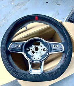 Volant personnalisé en fibre de carbone pour Volkswagen VW Polo <span class=keywords><strong>Golf</strong></span> R <span class=keywords><strong>6</strong></span> 7 8 MK6 MK7 <span class=keywords><strong>GTi</strong></span> Passat B7 B8 Jetta - Product Image 6
