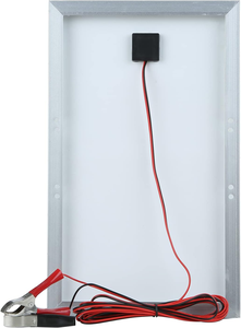 高効率10Wソーラーパネル60W Pvパネル6v 10W 20W 30W 40W 50W小型ソーラーパネルソーラーシステム用アリゲータークランプ付き - Product Image 3