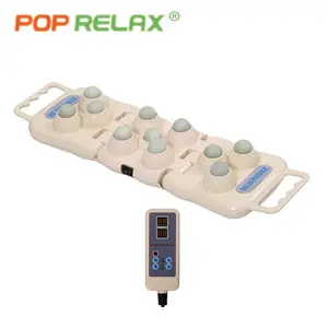 Pop Relax Body 11 Ball Led Infrared Jade Heating Massager Tourmaline Mat Thermal Therapy Massage Projector