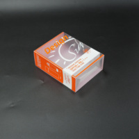 Boîtes d'emballage rectangulaires transparentes personnalisées en PVC/PET recyclé, écologiques, étanches, avec impression en relief pour les consommateurs