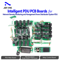 PDU Inteligente con Monitoreo de Energía, Serie AC, Protocolo RS485 SNMP V1 V2c V3, Relé de 4 Canales, 20 Tomas, Industrial