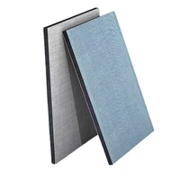 Panneau mural WPC en bambou recouvert de tissu, 5-8 mm, imperméable, pour décoration intérieure, panneau en fibre pour décoration de fond