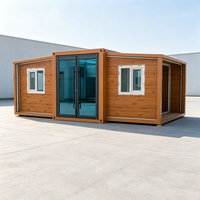 VOROS Nuovo Design Casa Container Prefabbricata Modulare 20ft 40ft, Ufficio e Casa Mobile Espandibile