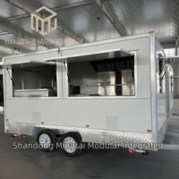 Venta Directa de Fábrica, Carrito de Comida Móvil Comercial, Remolque de Comida Rápida Totalmente Equipado, Remolque de Comida de Acero Inoxidable para Snacks y Dulces